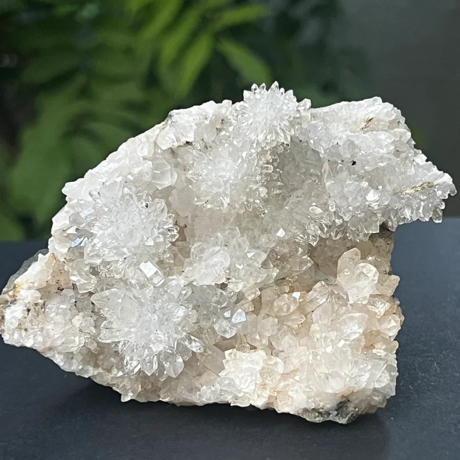 cluster de apofilit de culoare alb transparent