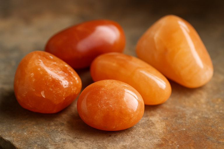 pietre semipretioase portocalii